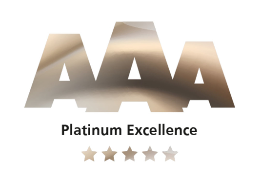 Оценка aaa platinum excellence 2023
