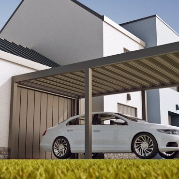 Inspirace Carport ARTOSI – алюминиевый навес для автомобилей
